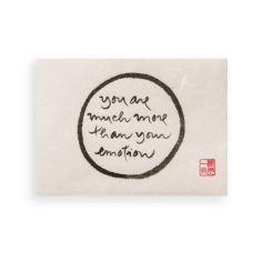 Thich Nhat Hanh's calligraphy: A meditative, print artwork on Unryu Japanese paper.