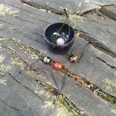 Japanese Tiny Bell with vertuous stones