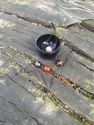Japanese Tiny Bell with vertuous stones