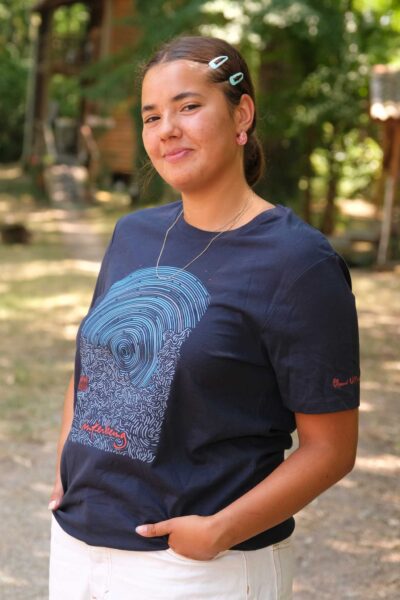 Plum Village T-shirt: Interbeing Blue