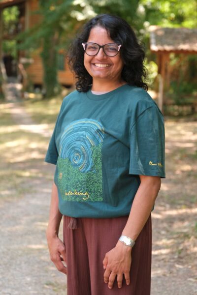 Plum Village T-shirt: Interbeing Green