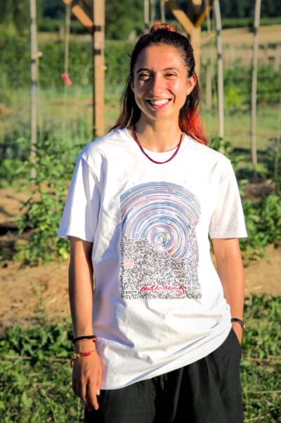 Plum Village T-shirt: Interbeing White
